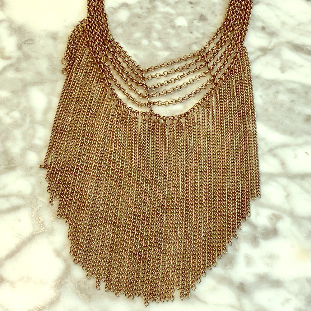 Stunning Copper Statement Necklace - image 1